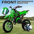 thumbnail image 6 of Gpower Gasoline 49cc Dirt Bike for Kids 13-17,2-Stroke Gas Power Mini Dirt Bike,Green, 6 of 7