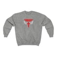thumbnail image 4 of God Will Give His Angels Charge Over You Men’s Unisex Heavy Blend™ Crewneck Sweatshirt, 4 of 10