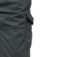 thumbnail image 5 of Mens Cargo Shorts 3/4 Relaxed Fit Casual Twill Elastic Below Knee Loose Fit Multi-Pocket Capri Long Shorts, 5 of 5