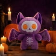 thumbnail image 5 of Knisume Halloween Toys Plush Toy Stuffed—Dark Night Skeleton Bat Animal for Decoration and Gifts, Spooky Gothic Bat Plushies for Party Decor and Collectors, 5 of 5