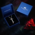 thumbnail image 6 of TANGPOET Faith Rose Cross Necklace 925 Sterling Silver Pendant for Women, 6 of 6