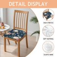 thumbnail image 2 of Pioneer Flower Seat Covers for Dining Room Chairs Set Of 6,Stretch Printed Washable Chair Seat Cover with Elastic Ties and Button,Removable Waterproof Couch Cushion Covers, 2 of 6