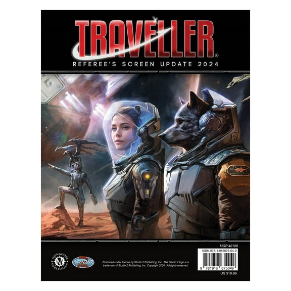 Mongoose Publishing Traveller Referee's Screen Update 2024 New