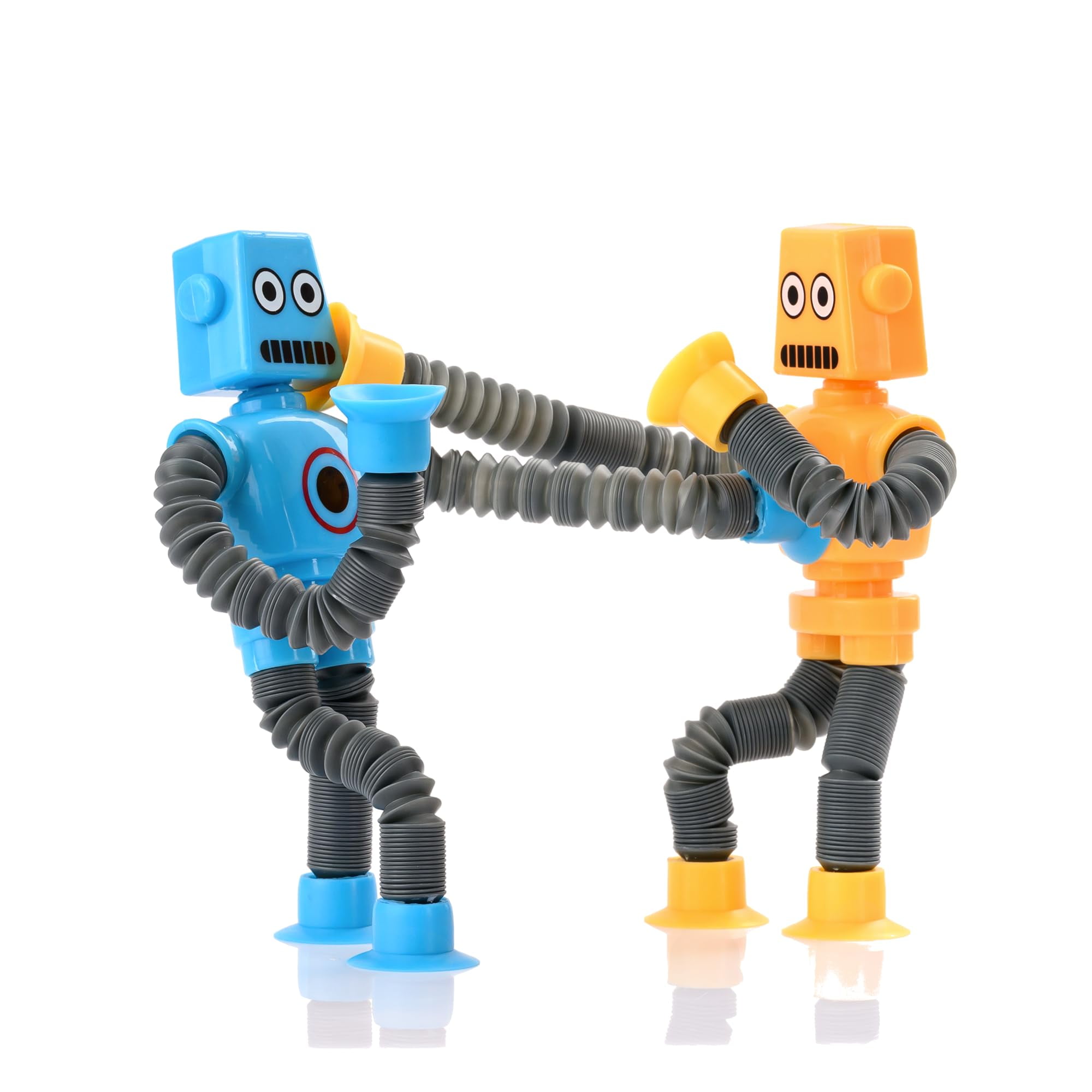 YUNOVA Mega 32pk Robot Pop Tube Bundle - Extra-Thick Sensory Toys for Autism & ADHD, School/Clinic Bulk Therapy Toys, BPA-Free Durable Fidgets with Tactile Stimulation (Ages 3-14)