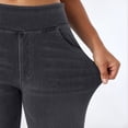 thumbnail image 5 of Yievot Denim Jeggings for Women with Pockets Stretchy Skinny Pull on Jeans High Waist Butt Lifting Jean, 5 of 7