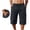 Gray, variant on Fnooota Men's Athletic Shorts with Zipper Pockets, Drawstring Relaxed Fit Elastic Waist Below the Knee Hiking Shorts Black Size S-2XL