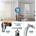 thumbnail image 6 of Urbanest Adjustable Single Curtain Rod Set Buckingham Finials – 5/8-Inch Diameter, With Pewter Rod, 28–48 Inches, 6 of 6