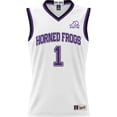 thumbnail image 2 of Unisex GameDay Greats #1 White TCU Horned Frogs Lightweight Basketball Jersey, 2 of 4