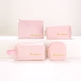 thumbnail image 6 of Velvet Pouch Letter Embroidery Cosmetics Storage Bag Fleece Travel Storage Bag, 6 of 8