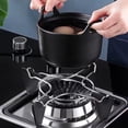 thumbnail image 4 of 2Pcs Kitchen Gas Stove Holders Gas Stove Supports Stainless Steel Milk Pot Racks for Home, 4 of 9