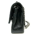 thumbnail image 4 of Pre-Owned CHANEL A01112 Matelasse 25 Double Chain Flap Shoulder Bag, Lambskin,... (Good), 4 of 17