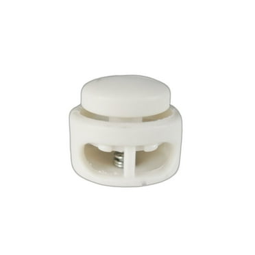 10 Fermacorda A Molla Trasparenti – Regolatori Per Cappelli, Borse E Tende, 1,7x2 Cm