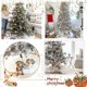 thumbnail image 5 of Falda de árbol de Navidad KEWITY 24 pulgadas piel sintética blanca, 5 of 5