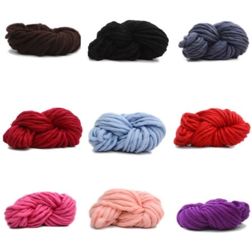 Maxee fil de laine épais 250g, laine à tricoter à bras, Soft Arm Knitting,  XXL fil de laine doux à grosses mailles, à crocheter pour couverture