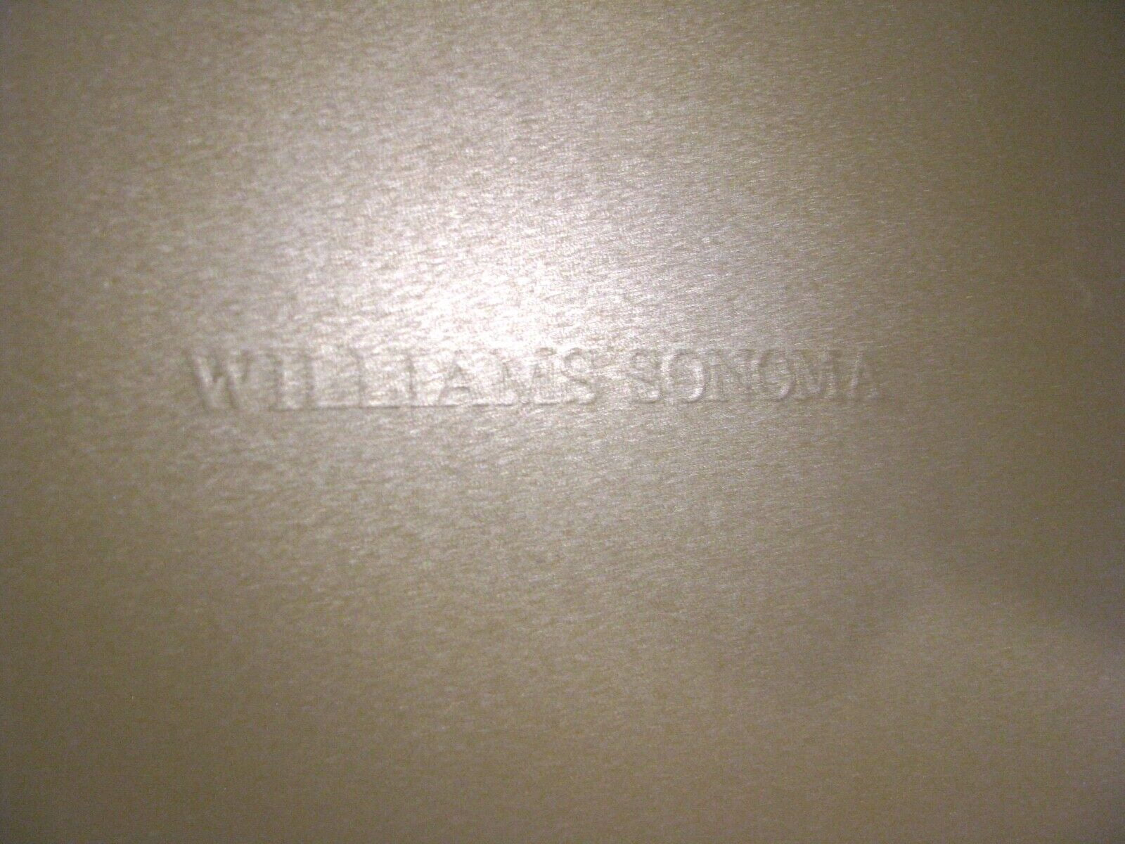 William Sonoma, Scoop Cookie Sheet, Baking, Goldtone Finish, NEW