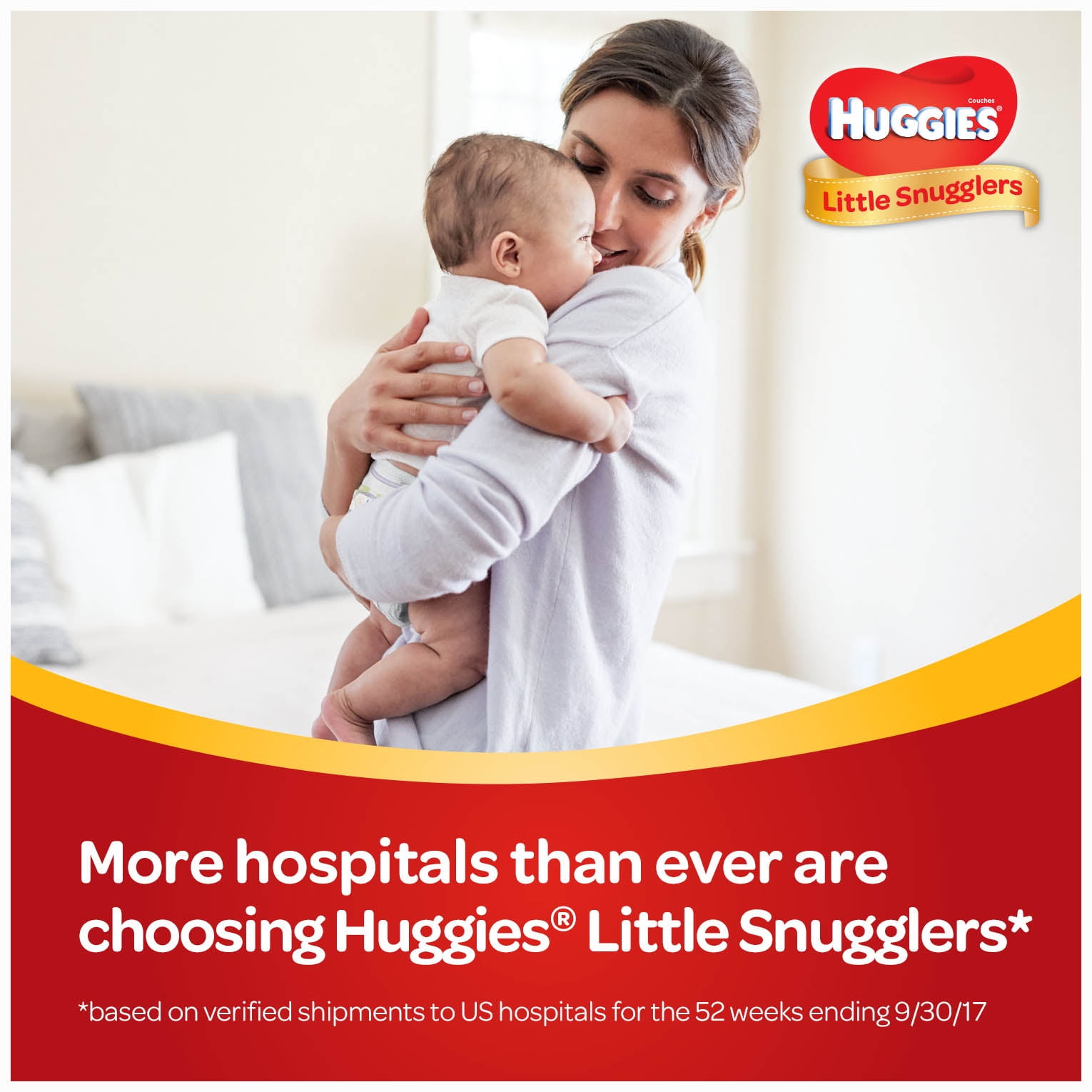 HUGGIES Little Snugglers Diapers Size 1, 168 Diapers
