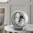 thumbnail image 2 of Better Homes & Gardens New 9 inch Retro Table Drum Fan White, 2 of 11