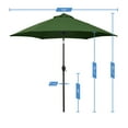 thumbnail image 2 of Sunline 9 ft Crank Open Push Tilt Fiberglass Ribs Aluminum Pole Market Patio Umbrella, 2 of 6
