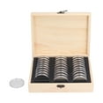 thumbnail image 4 of 30 Grid Commemorative Coin Protection Box Retro Coin Collection Box for Bedroom Office Home, 4 of 5