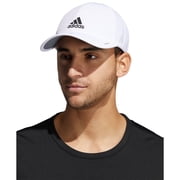 adidas Men's Superlite Relaxed Adjustable Performance Cap, White/Black, ONE SIZE