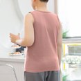 thumbnail image 4 of Taqqpue Boy's Tank Tops Youth Cotton Oversized Loose Crew Neck Sleeveless T Shirts Summer Sports Tees Daily Playwear Tshirt Tops 7-18 Years, 4 of 8