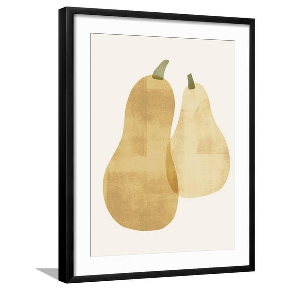 Art.com Organic Veg VI Art Print by Victoria Barnes, Black Frame Wall Art, 23" x 29"