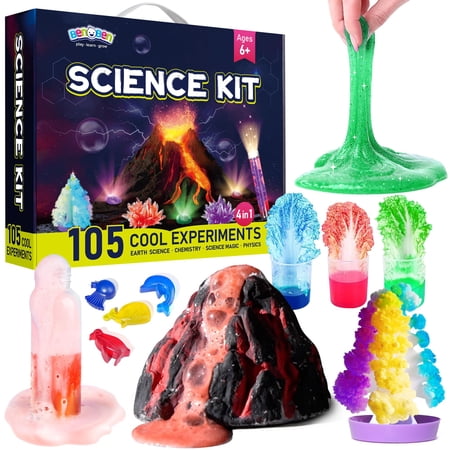 BenBen Science Kit for Kids Ages 8-12, 105 Lab Experiment, STEM Toy Educational Gift for Boys Girls