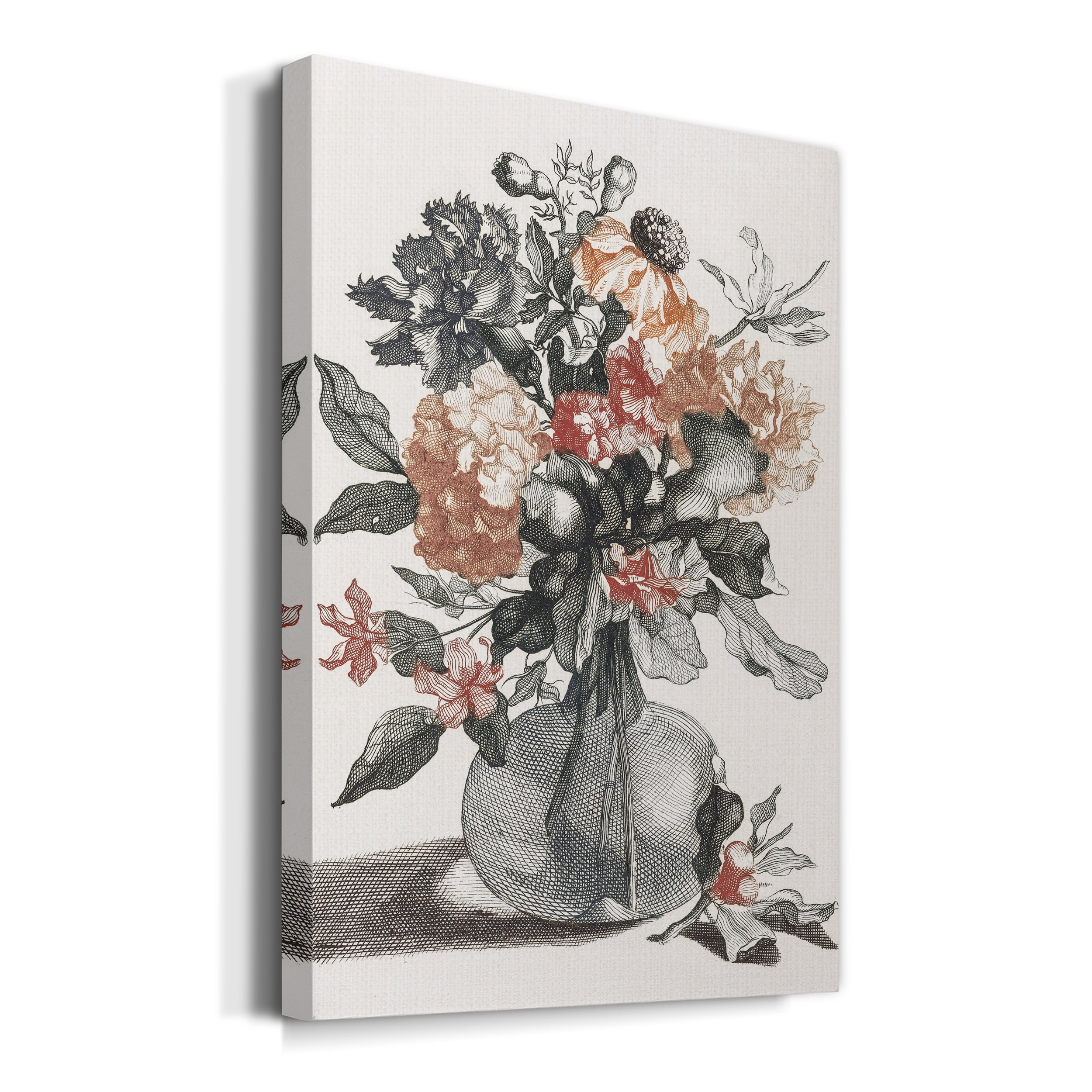 Flowers in a Vase II Premium Gallery Wrapped Canvas - Ready to Hang - 12 x 18