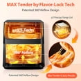 thumbnail image 3 of HOMEDAS 8.45Qt 6-in-1 Visible Window Air Fryer, Air Crisp Technology, Non-Stick, with Digital LED Touch Screen, 3 of 5