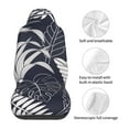 thumbnail image 4 of ZNDUO Blue Tropical Jungle Pattern Car Seat Covers, Breathable Polyester Universal Seat Covers for Cars, 2PCS Car Seat Covers Front Seats Only, 4 of 8