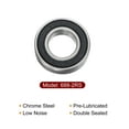 thumbnail image 4 of Uxcell 688-2RS Ball Bearings 8mmx16mmx5mm Chrome Steel ABEC3 Double Sealed 4 Pack, 4 of 6