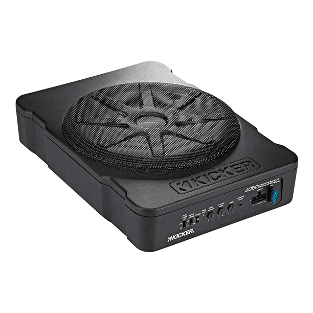 Kicker Hideaway Series 10 Inch Compact Powered Subwoofer with 180 Watt Amplifier