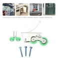 thumbnail image 4 of Shisuyan Sliding Door Replacement Rollers Nylon Silver 4Set 3.4x1.66In, 4 of 8