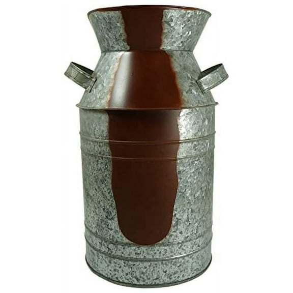 Galvanized Metal Milk Can Vase - 1.5 Gallon
