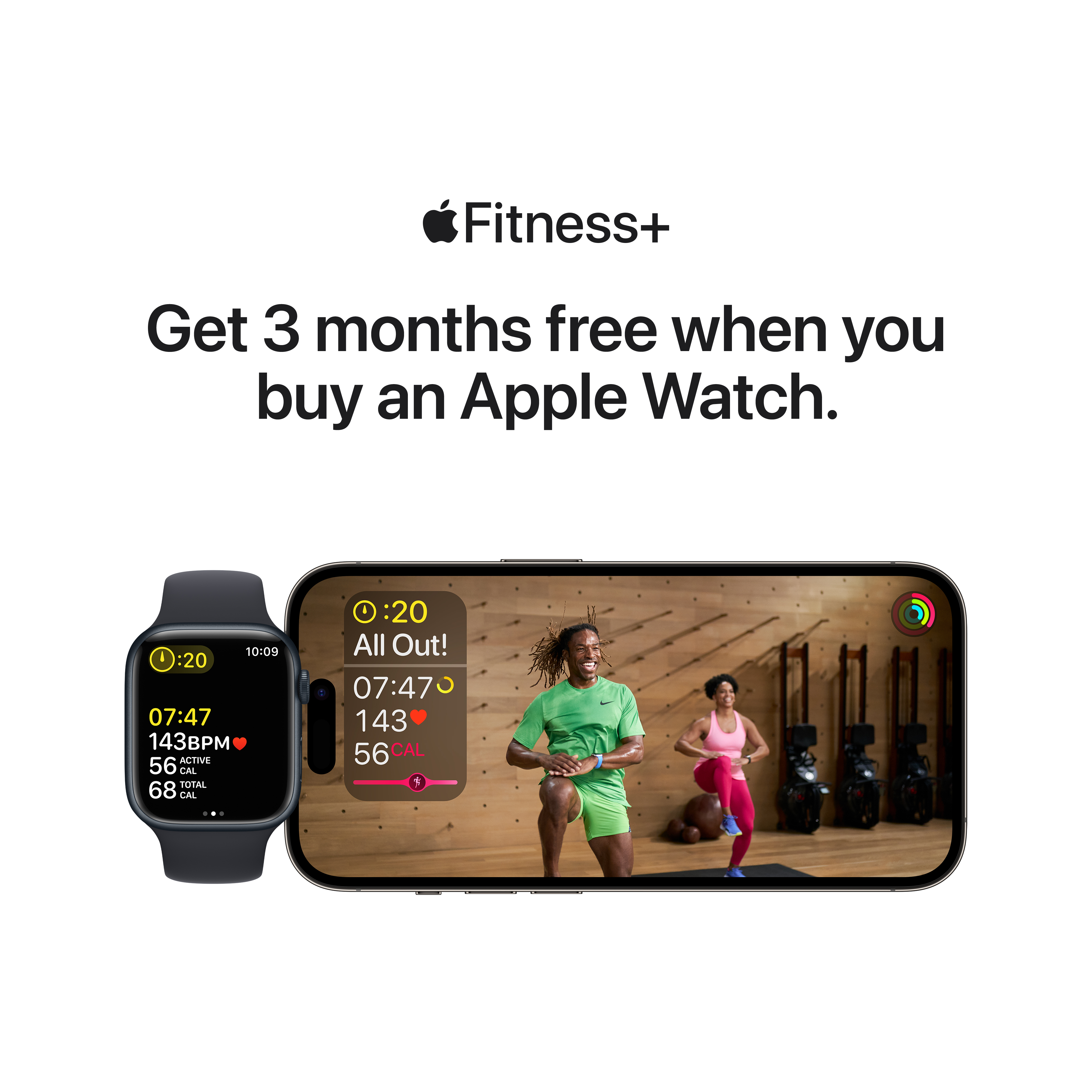 Apple Watch Series 8 GPS + Cellular 45mm Midnight Aluminum Case with Midnight Sport Band - M/L. Fitness Tracker, Blood Oxygen & ECG Apps, Always-On Retina Display - image 2 of 9