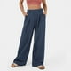 thumbnail image 4 of Pantalones largos de algodón para mujer, pantalones anchos de cintura alta para mujer, pantalones casuales sueltos, 4 of 6