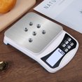 thumbnail image 1 of Electronic Food Weighing Scale, 0.1g Accuracy PC Function White Kitchen Food Scale  for Home, 1 of 8