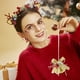 thumbnail image 5 of ¡Rebajas Imbatibles!, Hermosas decoraciones navideñas, campanas dobles, lazos, agujas de pino, piñas, decoración para el coche, árbol de Navidad colgante, decoración navideña para el hogar, regalos, 5 of 9