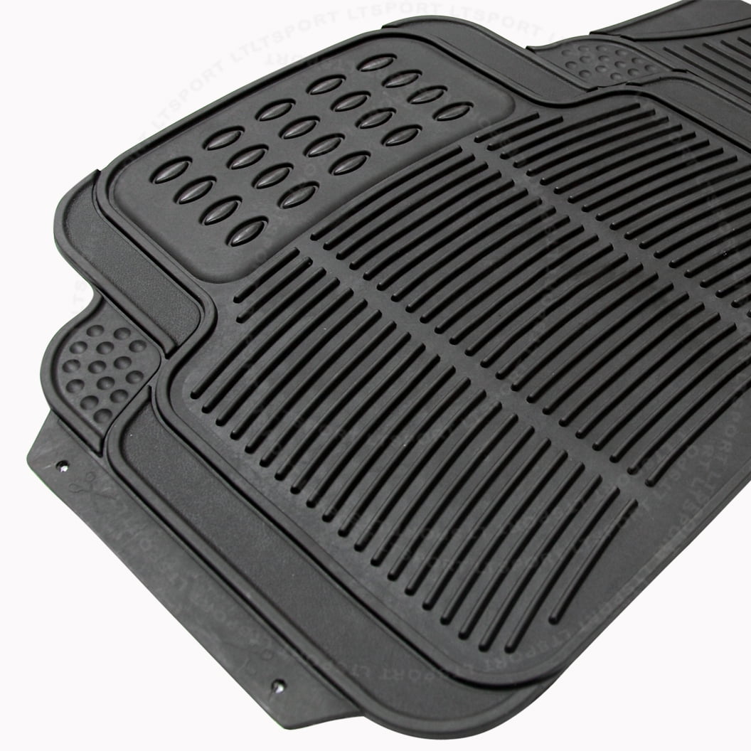 Fit Toyota Floor Mat Rubber Carpet 3pcs All Weather Waterproof