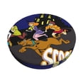 thumbnail image 2 of Lsque Scooby-Doo Round Bar chair cushion covers Velvet Fabric Premium Comfort Protects from Scratches and Stains for 14-17 Inch Chair- 14 inch, 2 of 7