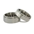thumbnail image 2 of Personalized Stainless Steel Couples Lords Prayer Ring for Him, 2 of 2