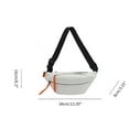 thumbnail image 3 of FENOHREFE Large Crossbody Pack Belt Bag Anti-Theft Shoulder Backpack Sling Chest Crossbody Bag for Traveling Hiking, 3 of 8