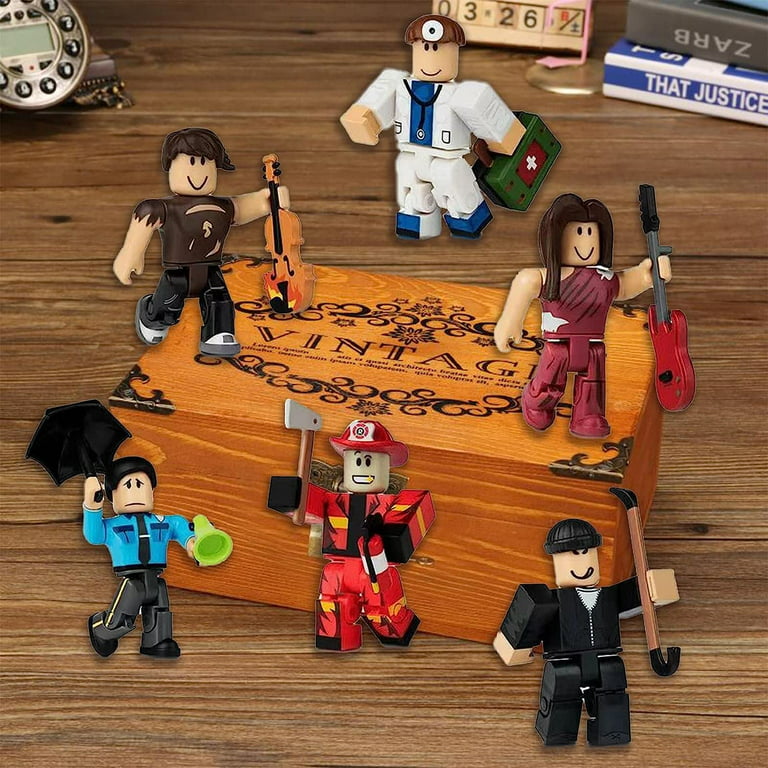 6 Pcs Roblox Toys Mini Action Figures Set, Dessert Table