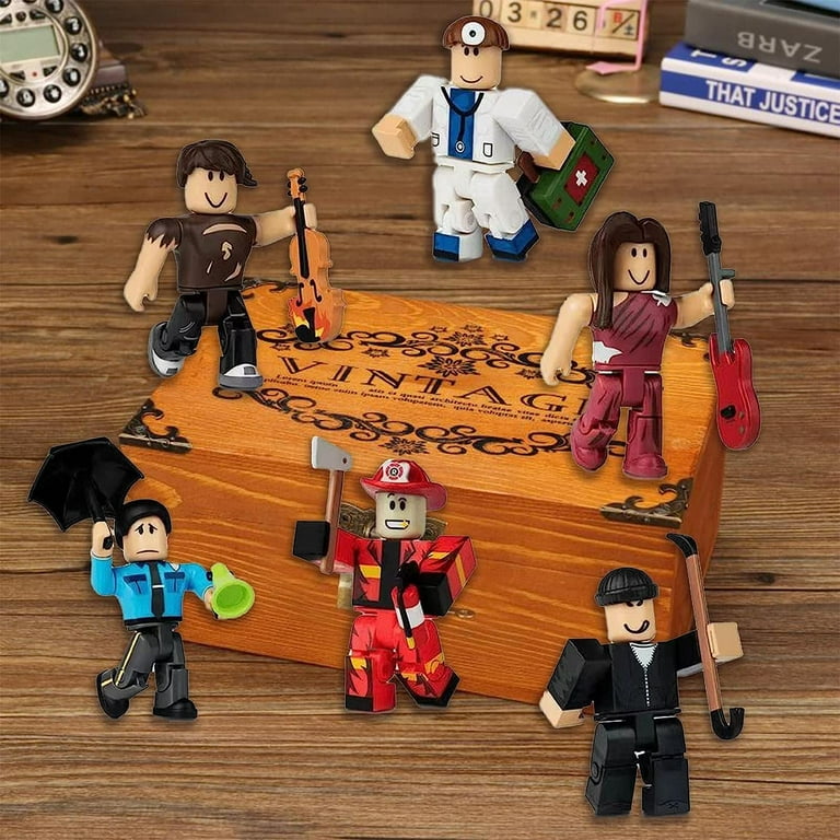 6 Pcs Roblox Toys Mini Action Figures Set, Dessert Table Decorations for Home  Office Collectible Decoration Ornaments Kids Gift 