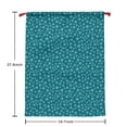 thumbnail image 5 of Christmas Bags Drawstring,Teal Christmas Snowflake Pattern Large Xmas Christmas Gift Bags,Reusable for Xmas and New Year Party Favors and Supplies,27.6" X 19.7", 5 of 5