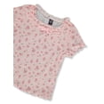 thumbnail image 2 of Star Ride Girls' Floral T-Shirt Color: pink Size: 10 - 12, 2 of 3
