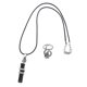 thumbnail image 4 of Conjunto de anillos y collares con colgante, collares de serpiente con forma de pilar masculino, joyería para uso diario, 2 uds., 4 of 8