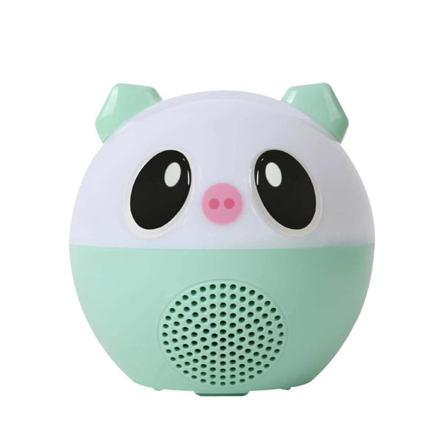 Lámpara con bocina Gadgets and Fun En forma de cerdito con luces RGB