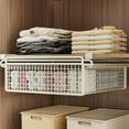 thumbnail image 4 of Hanging Cabinet Bin with Pullout Drawer Multifunctional Under Shelf Storage Basket for Bedroom, 4 of 8