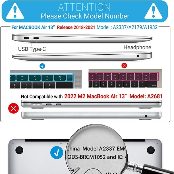 Câble flex microphone MacBook Air 13 Pouces M2 A2681 (2022)